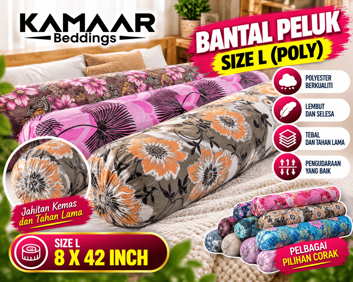 Bantal Peluk Gebu