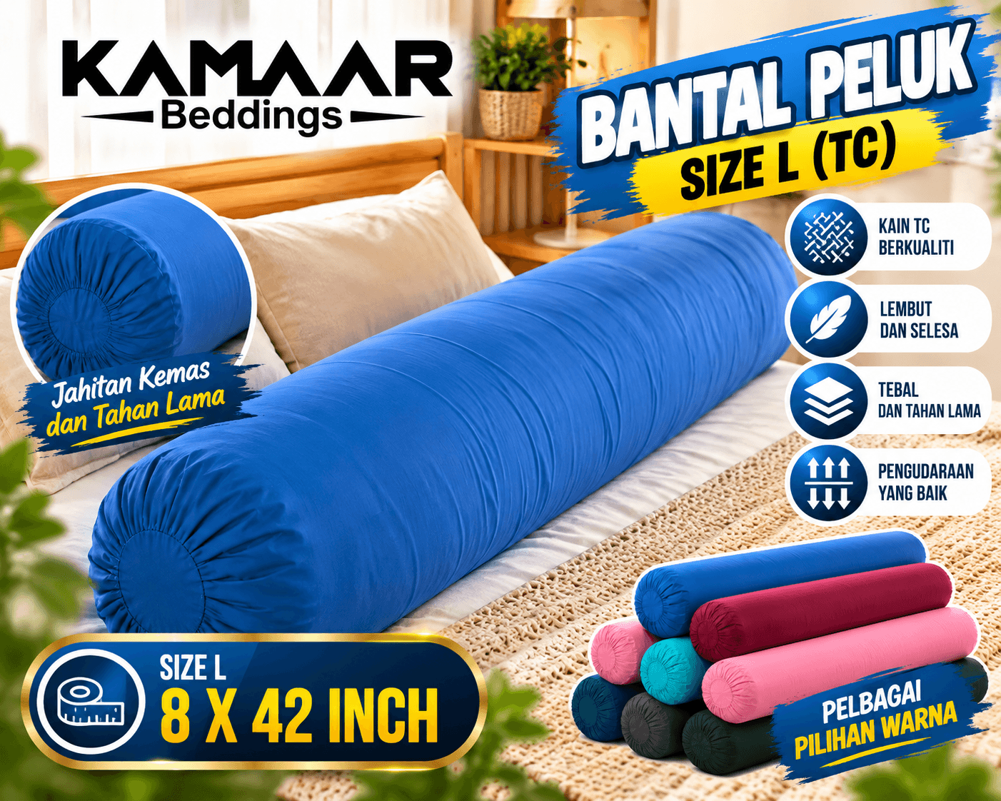 BANTAL PELUK SIZE L (TC)