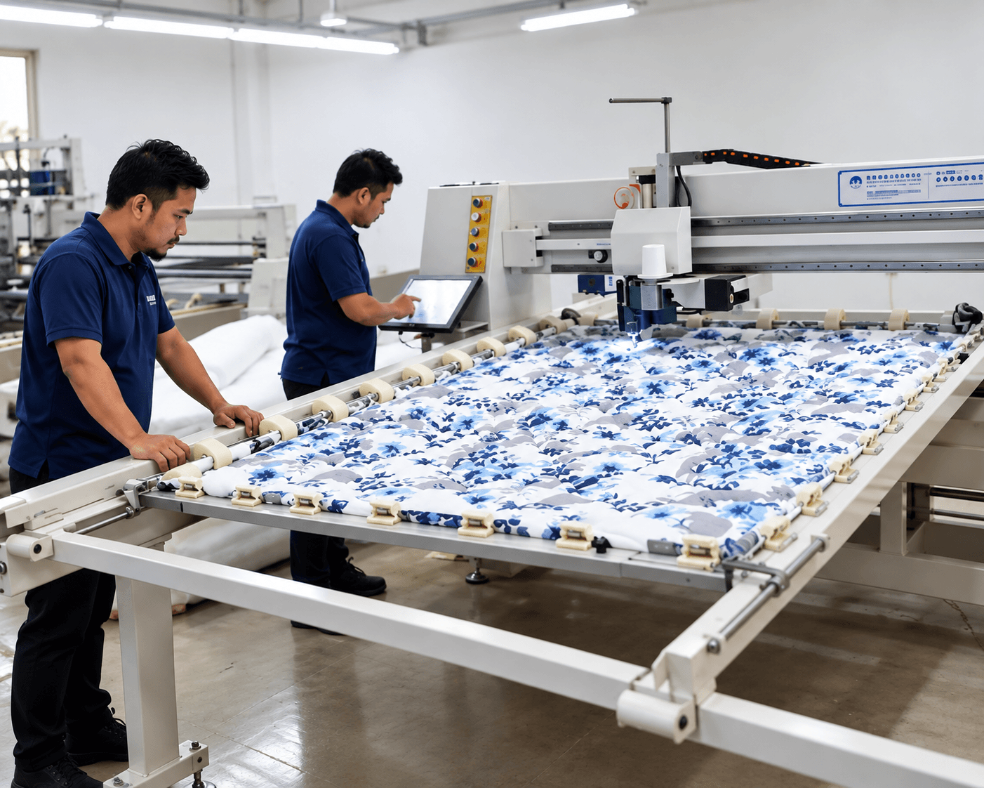 Proses Jahit Selimut & Quilting