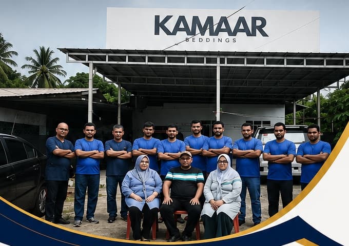 Pasukan Pengurusan dan Kakitangan Tunas Sinar Jaya Enterprise / Kamaar Beddings